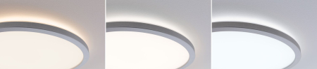 Panou LED Atria Shine, IP44, rotund, 190mm, 7,6W, 1100lm, 3000 - 6500K, crom mat [5]