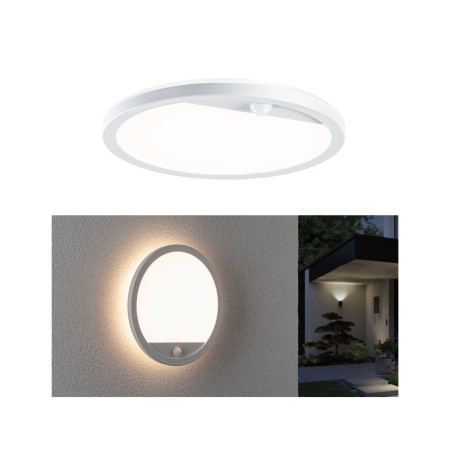 Iluminat exterior - Panou LED de exterior Lamina cu senzor de mișcare 14,5W alb, IP44