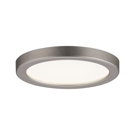 Panouri LED - Panou încastrabil Areo LED rotund IP23 LED 1x5W 3000K 230V 80mm nichel mat/plastic