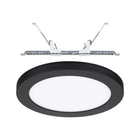 Panou încastrabil LED 2 în1, Cover-it,  rotund, 225mm, 1200lm, 4000K, negru [4]