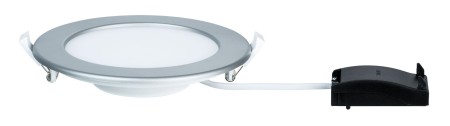 Panou încastrabil rotund LED 1x12W 2700K 230V 170mm crom mat/plastic [3]