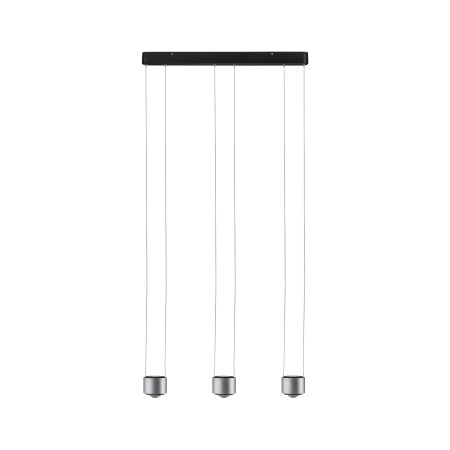 Pendul Aldan LED cu flux luminos variabil 3x9W negru/aluminiu periatt 230V aluminiu [3]