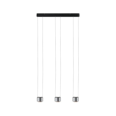 Pendul Aldan LED cu flux luminos variabil 3x9W negru/aluminiu periatt 230V aluminiu [2]