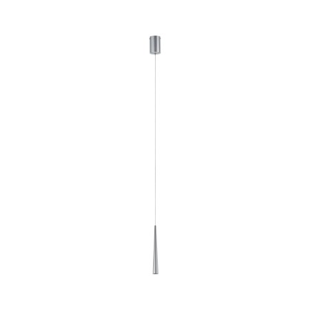 Pendul cu fir textil gri Gutta LED 1x7W aluminiu periat 230V metal [2]