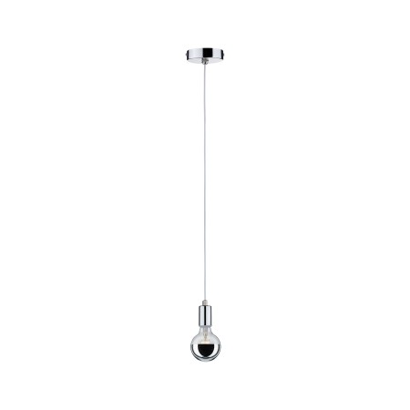 Pendul Larus IP44 cu fir textil max1x20W E27 crom 230V metal [1]