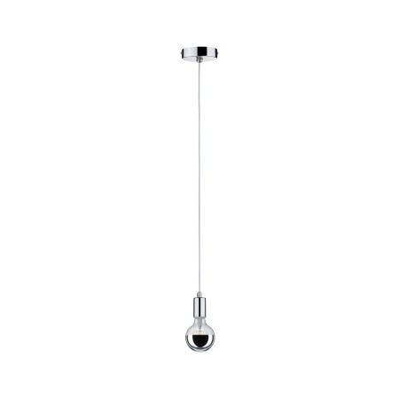 Pendul Larus IP44 cu fir textil max1x20W E27 crom 230V metal [2]