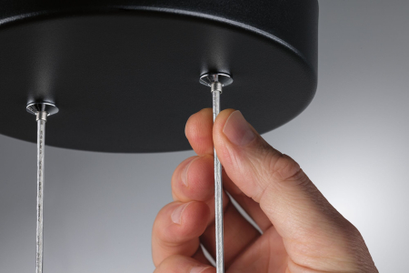 Pendul LED Melira, 2700K, 1690lm, 24W, negru mat-auriu, flux luminos variabil în 3 pași [7]