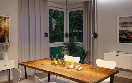 Pendul LED Shima, GU10, max. 10W, negru mat [1]