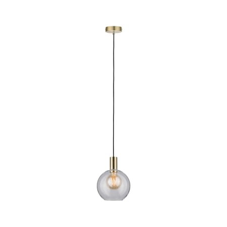 Pendul Neordic Esben cu fir textil max1x20W E27 clar/alamă 230V sticlă/metal [4]