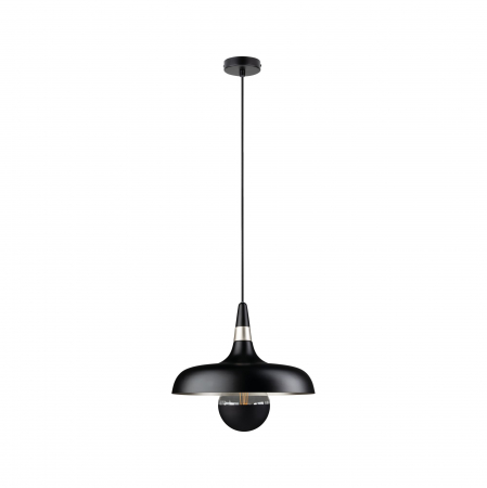 Pendul Neordic Juna, E27, max. 20W, șampanie, negru mat-metal, flux luminos variabil [5]