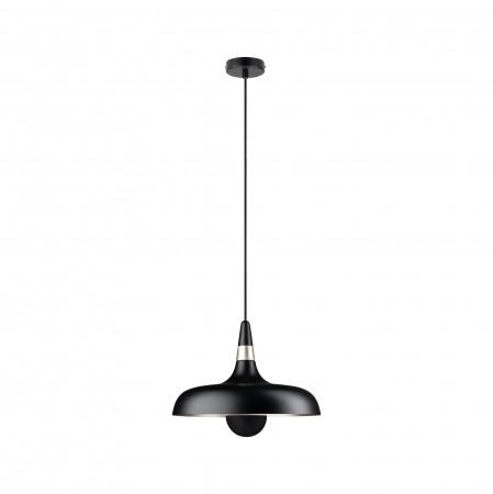 Living - Pendul Neordic Juna, E27, max. 20W, șampanie, negru mat-metal, flux luminos variabil