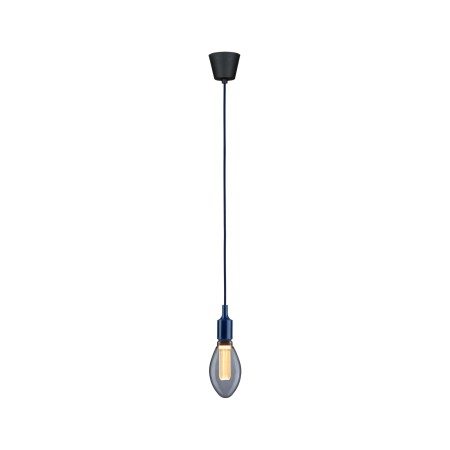 Pendul Neordic Ketil, E27, max. 60W, albastru închis-negru, silicon-plastic [4]