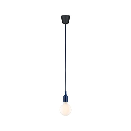 Pendul Neordic Ketil, E27, max. 60W, albastru închis-negru, silicon-plastic [2]