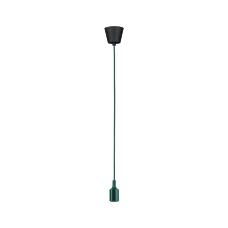 Pendul Neordic Ketil, E27, max. 60W, verde închis-negru, silicon-plastic [1]