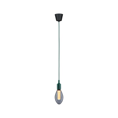 Pendul Neordic Ketil, E27, max. 60W, verde închis-negru, silicon-plastic [4]