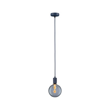 Pendul Neordic Tilla max1x60W E27,  albastru închis, 230V, textil/metal [3]