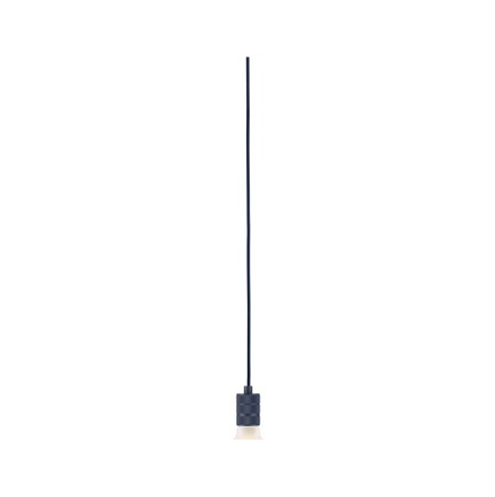 Pendul Neordic Tilla max1x60W E27,  albastru închis, 230V, textil/metal [2]