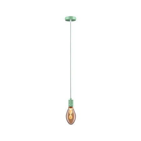 Pendul Neordic Tilla max1x60W E27,  verde deschis, 230V, textil/metal [4]