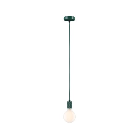 Pendul Neordic Tilla max1x60W E27,  verde închis, 230V, textil/metal [2]
