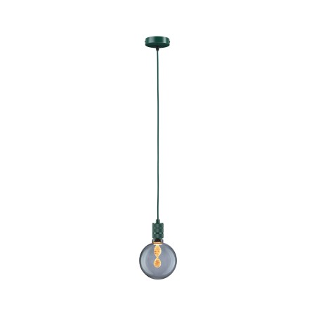 Pendul Neordic Tilla max1x60W E27,  verde închis, 230V, textil/metal [3]