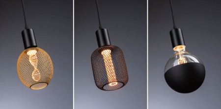 Pendul Ravi, IP44, E27, max. 60W, negru mat [6]