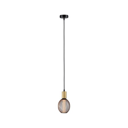 Pendul Ravi, IP44, E27, max. 60W, negru mat/auriu [3]