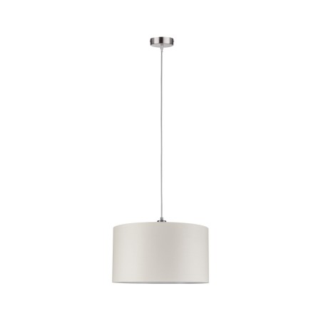 Pendul Tessa cu fir textil gri, max.1x60W E27 bej deschis, metal mat 230V metal/textil [1]