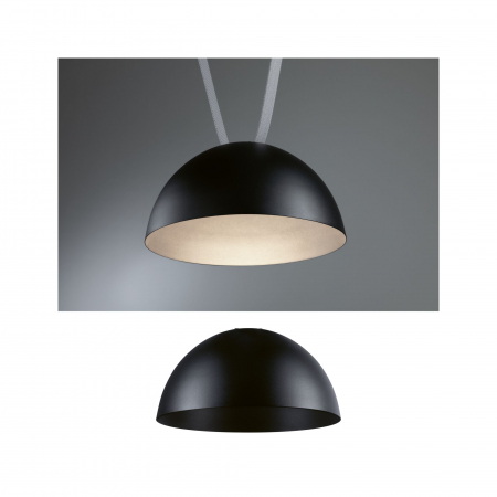 Familia ULine - Pendul ULine Bol LED, 300mm, 12W, negru