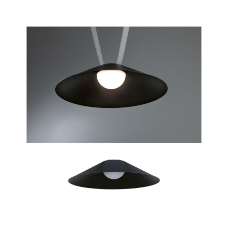 Familia ULine - Pendul ULine Cone LED, 350mm, 12W, negru