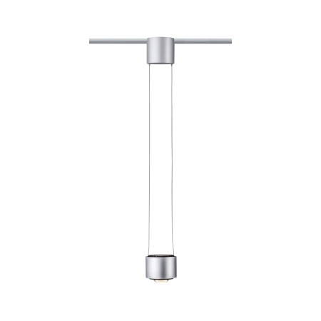 Pendul URail Aldan 1x13W crom mat/negru 230V metal/plastic, flux luminos variabil [2]