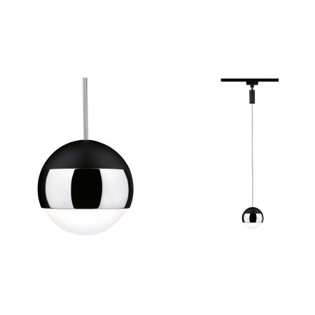 Penduluri - Pendul URail Capsule II 6W 4000K negru, cu flux luminos variabil