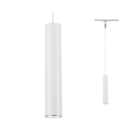 Penduluri - Pendul URail Catalejo max10W GU10 crom mat/alb 230V metal