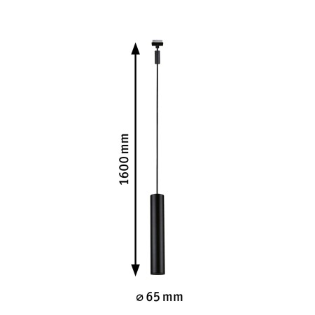 Pendul URail Catalejo max10W GU10, negru mat [7]