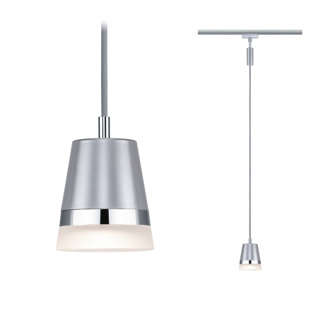 Pendul URail Cone, max 1x10W, GU10, crom mat, 230V [1]