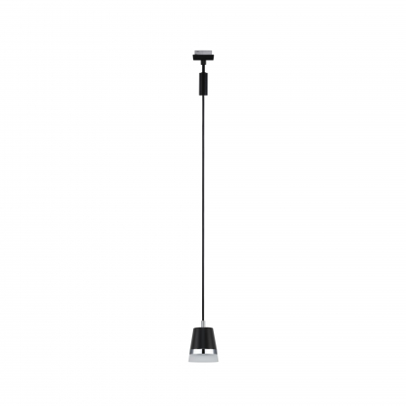 Penduluri - Pendul URail Cone, max 1x10W, GU10, negru mat, 230V