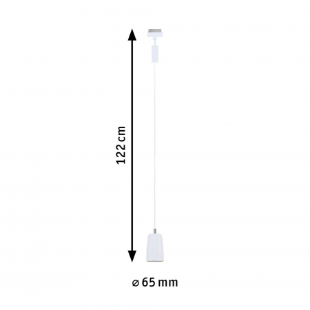 Pendul URail Cover, max 1x10W, GU10, alb Signal, 230V [3]