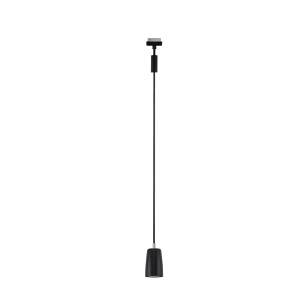 Penduluri - Pendul URail Cover, max 1x10W, GU10, negru mat, 230V