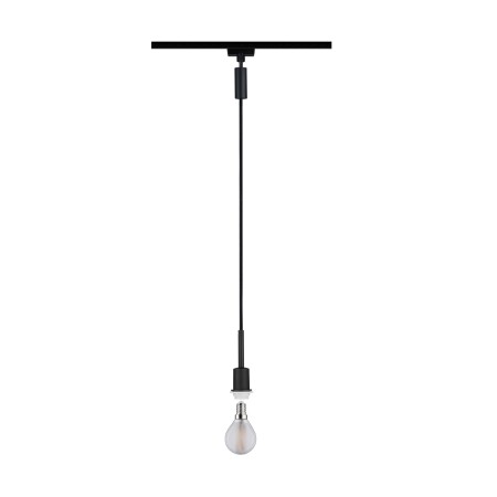 Pendul URail DecoSystems max 1x20W E14 230V negru mat, cablu textil [1]
