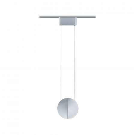 Iluminat interior - Pendul URail LED Alejandro, 800lm, 10W, 3000K, 230V, crom mat, flux luminos variabil