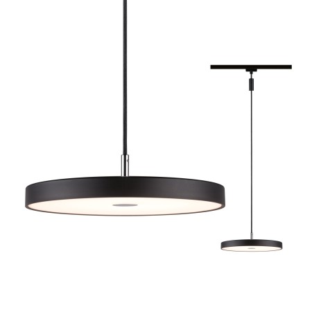 Penduluri - Pendul URail LED Hildor, 850lm, 15W, 3000K, 230V, negru mat, cu flux luminos variabil