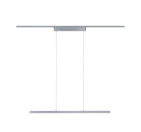 Pendul URail Lento 1x42W crom mat 230V, metal, cu flux luminos variabil [1]