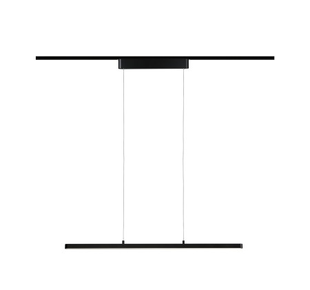 Pendul URail Lento 42W, negru mat, 230V, cu flux luminos variabil [1]