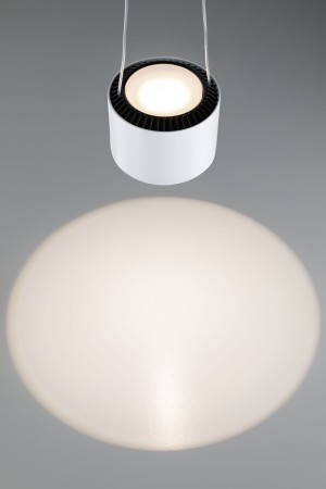 Pendul pentru șină Urail, Aldan 13W alb/negru 230V, metal, cu flux luminos variabil [3]
