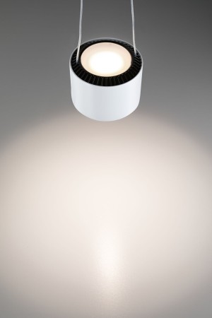Pendul pentru șină Urail, Aldan 13W alb/negru 230V, metal, cu flux luminos variabil [4]