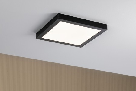 Plafonieră Abia LED-Panel 300x300mm 22W negru mat 230V, plastic [4]
