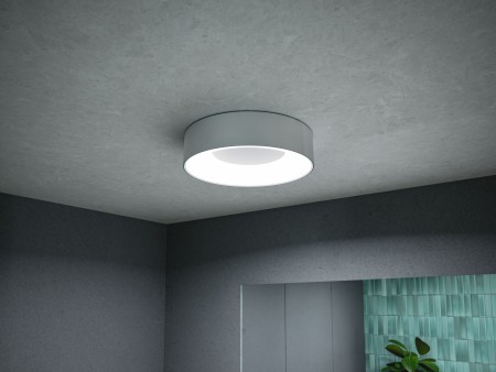 Plafonieră Casca LED, IP44, White Switch, 1500lm, 230V, 16W, aluminiu mat [3]