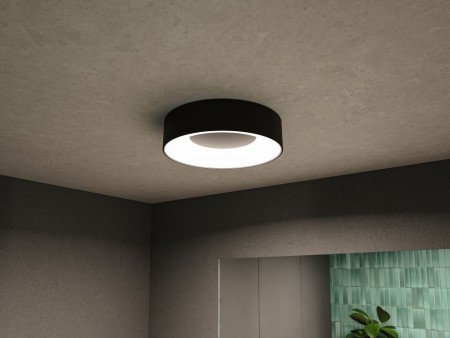 Plafonieră Casca LED, IP44, White Switch, 1500lm, 230V, 16W, negru mat [4]
