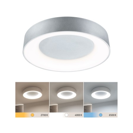 Iluminat de baie - Plafonieră Casca LED, IP44, White Switch, 2100lm, 230V, 23W, aluminiu mat