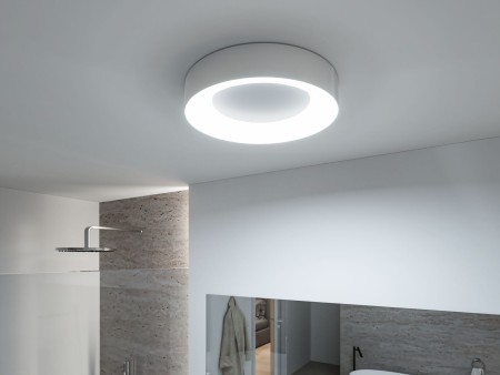 Plafonieră Casca LED, IP44, White Switch, 2100lm, 230V, 23W, aluminiu mat [2]