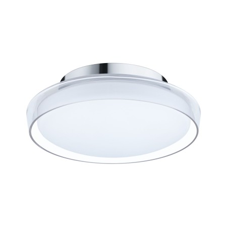 Plafonieră de baie Luena LED, IP44, 3000K, 600lm, 230V, 11,5W, sticlă-crom [1]